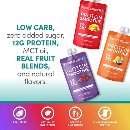 Protein Smoothie Original Variety - 12 Pack