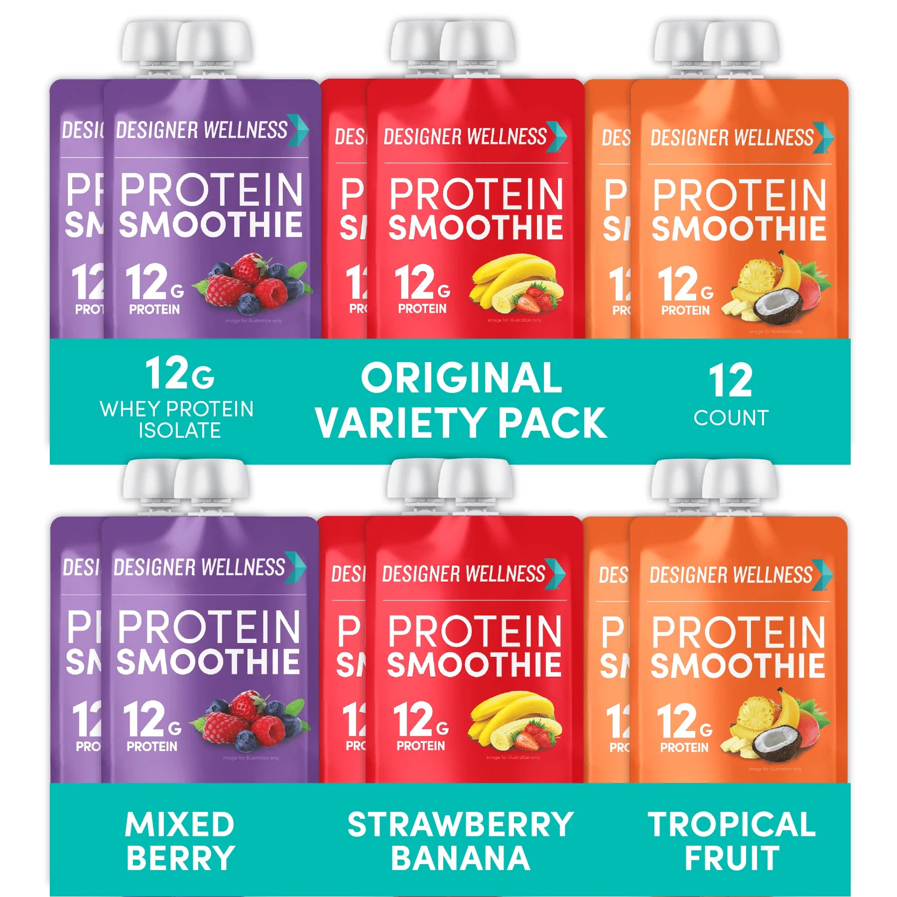 Protein Smoothie Original Variety - 12 Pack