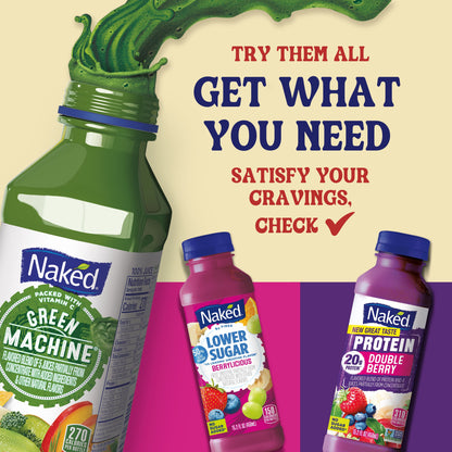 Juice, Velvety Texture, Strawberry Banana Blend, 100% Fruit Smoothie, 15.2 Fl Oz