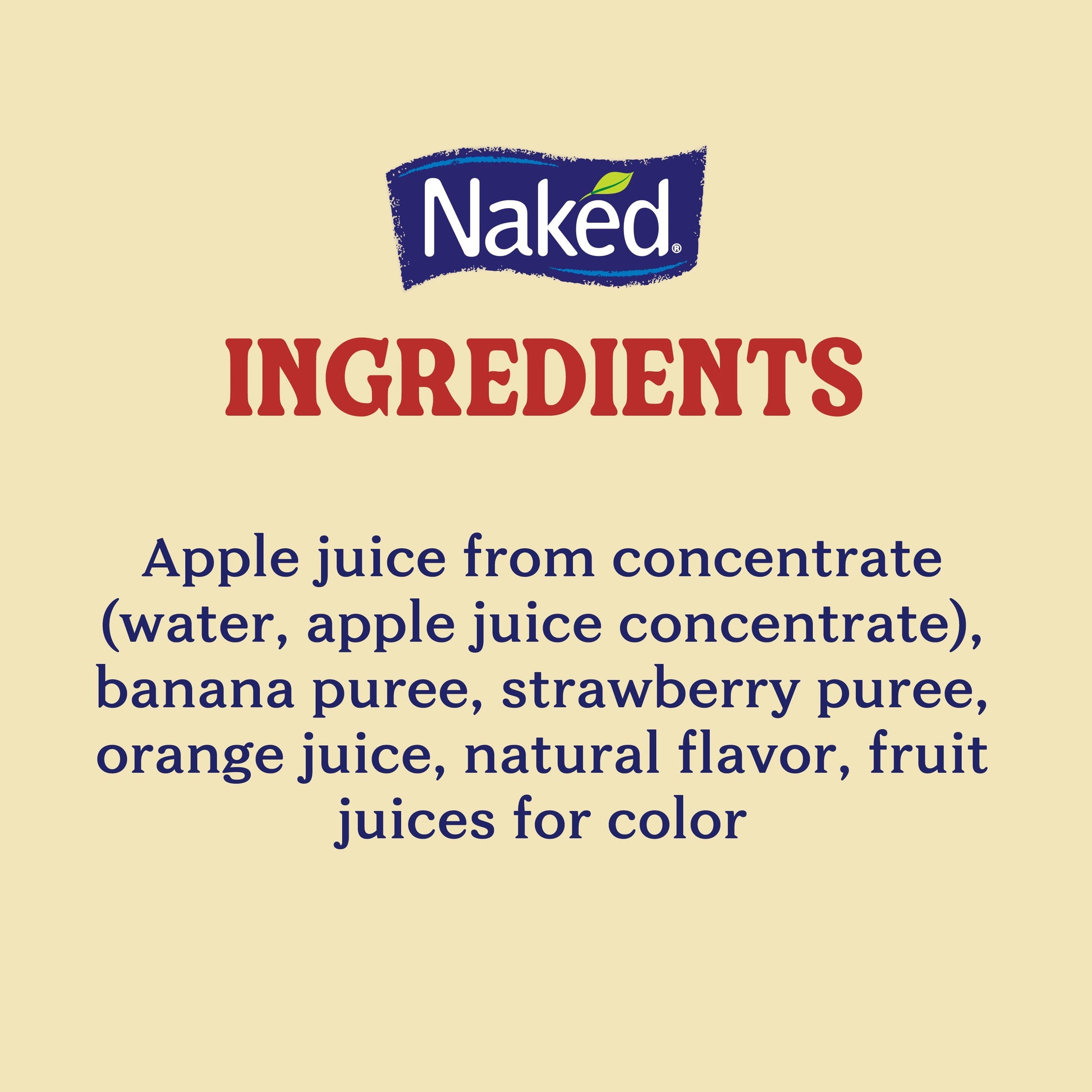 Juice, Velvety Texture, Strawberry Banana Blend, 100% Fruit Smoothie, 15.2 Fl Oz